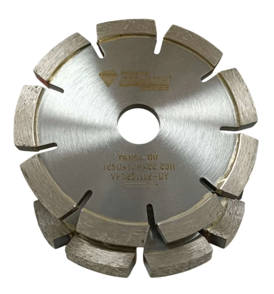 5"/125mm Diamond CMC Flat Top Cutting Blade — 8mm