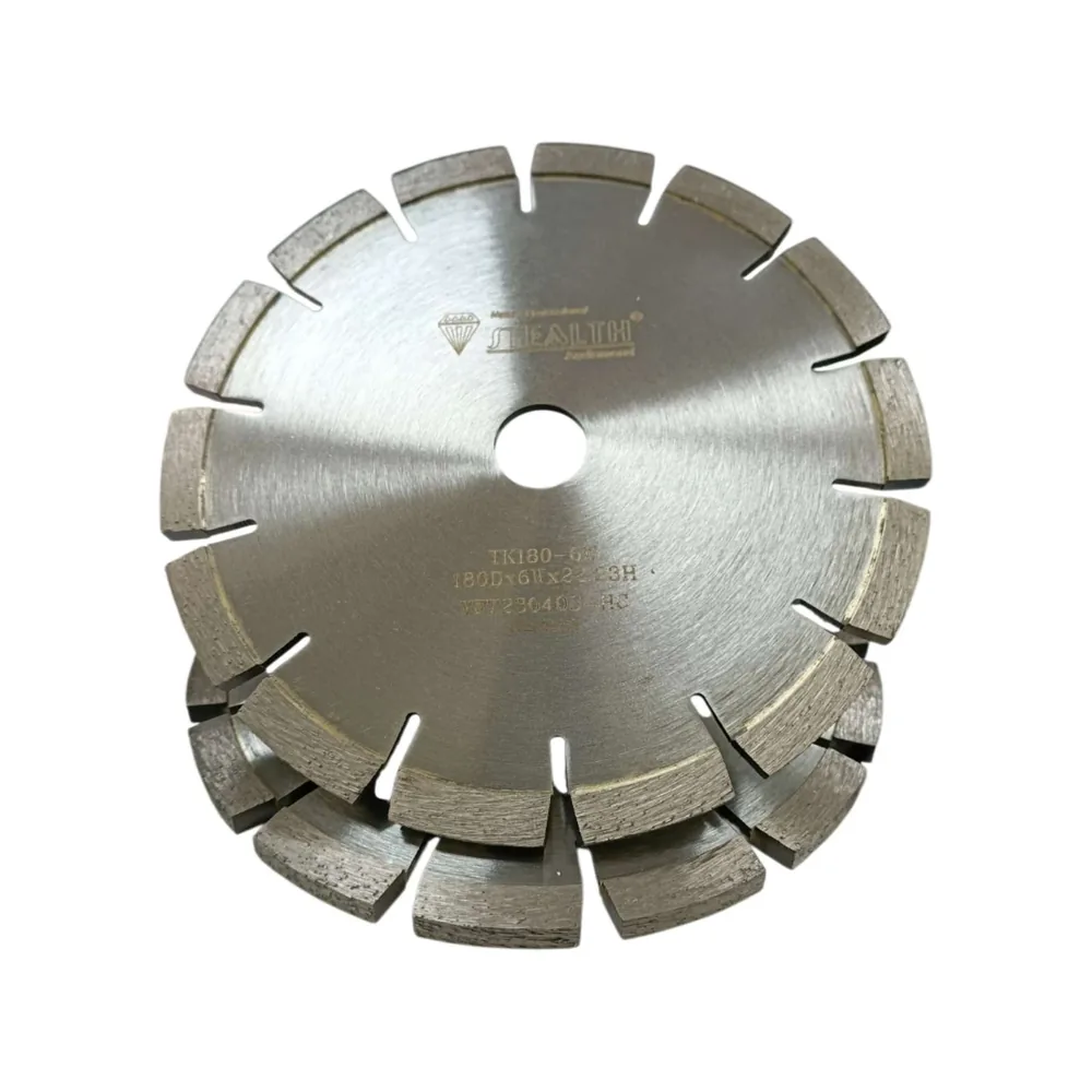 7"/178mm Diamond CMC Flat Top Cutting Blade — 8mm