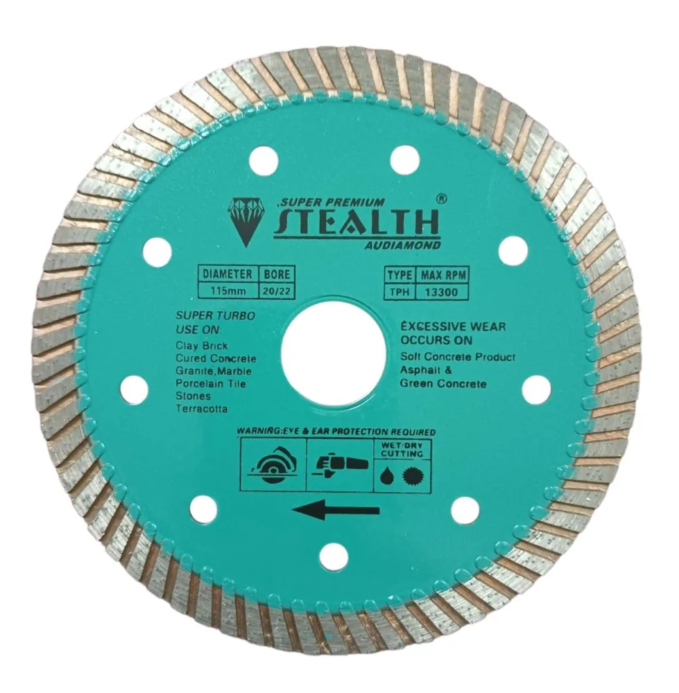 4.5"/115mm Super Turbo Diamond Cutting Blade