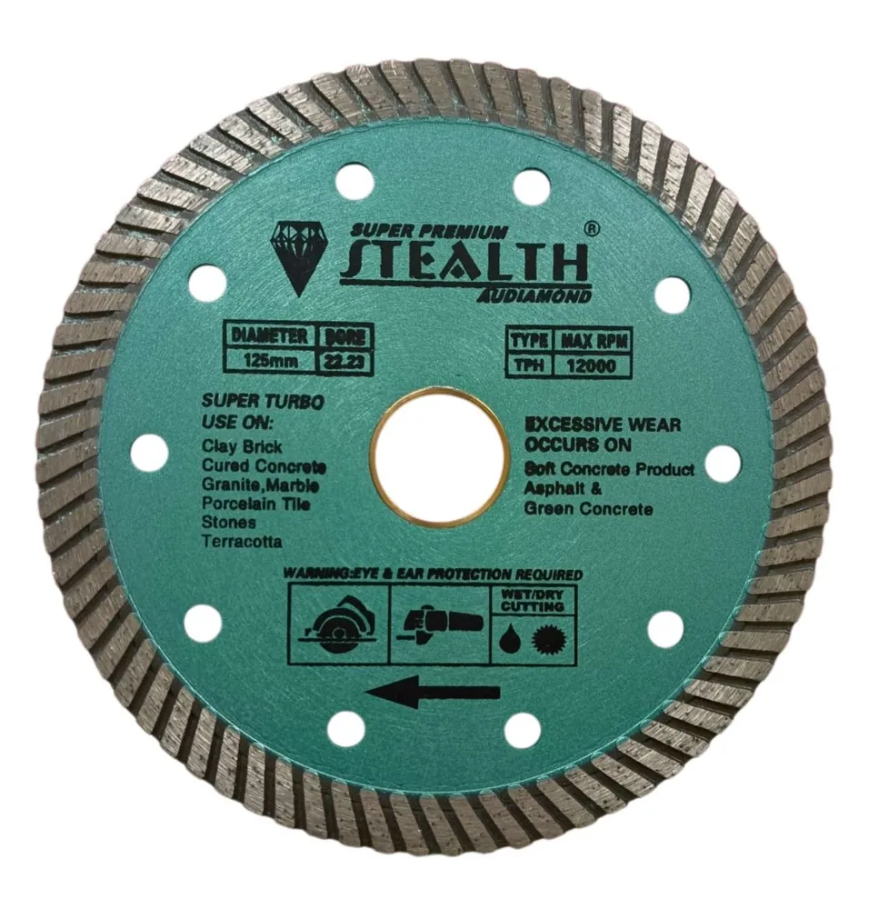 5"/125mm Super Turbo Diamond Cutting Blade