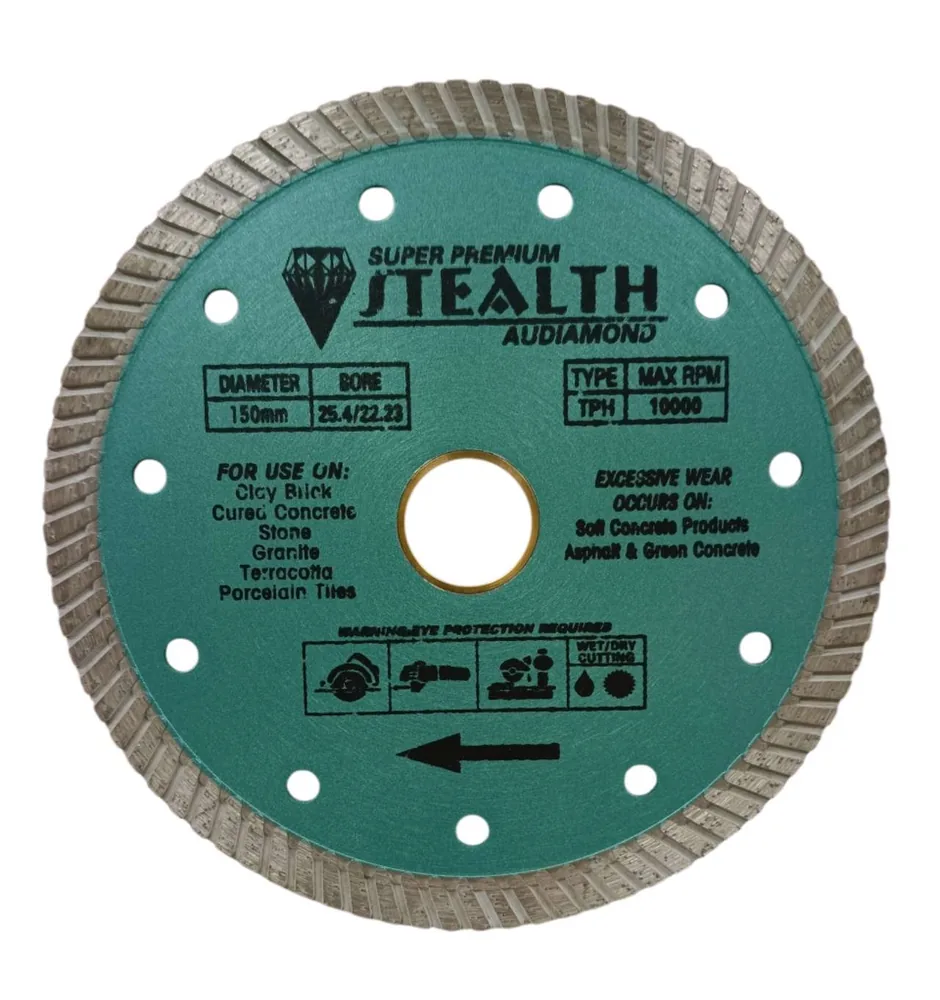 6"/152mm Super Turbo Diamond Cutting Blade