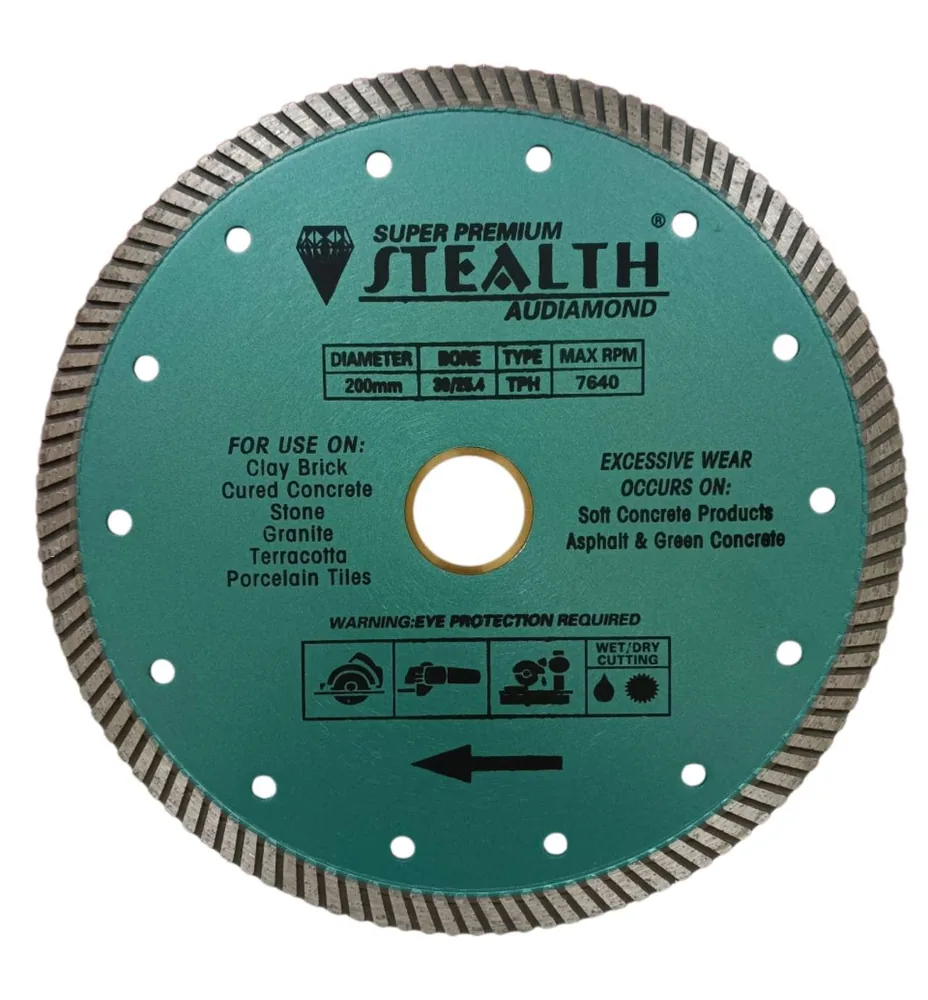 8"/204mm Super Turbo Diamond Cutting Blade
