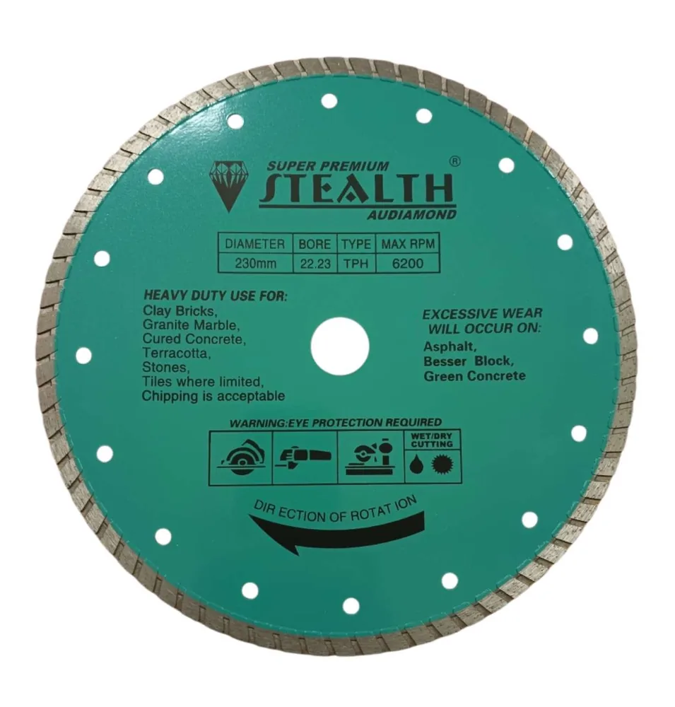 9"/230mm Super Turbo Diamond Cutting Blade