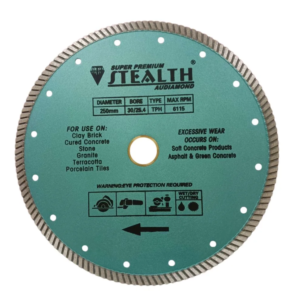 10"/254mm Super Turbo Diamond Cutting Blade