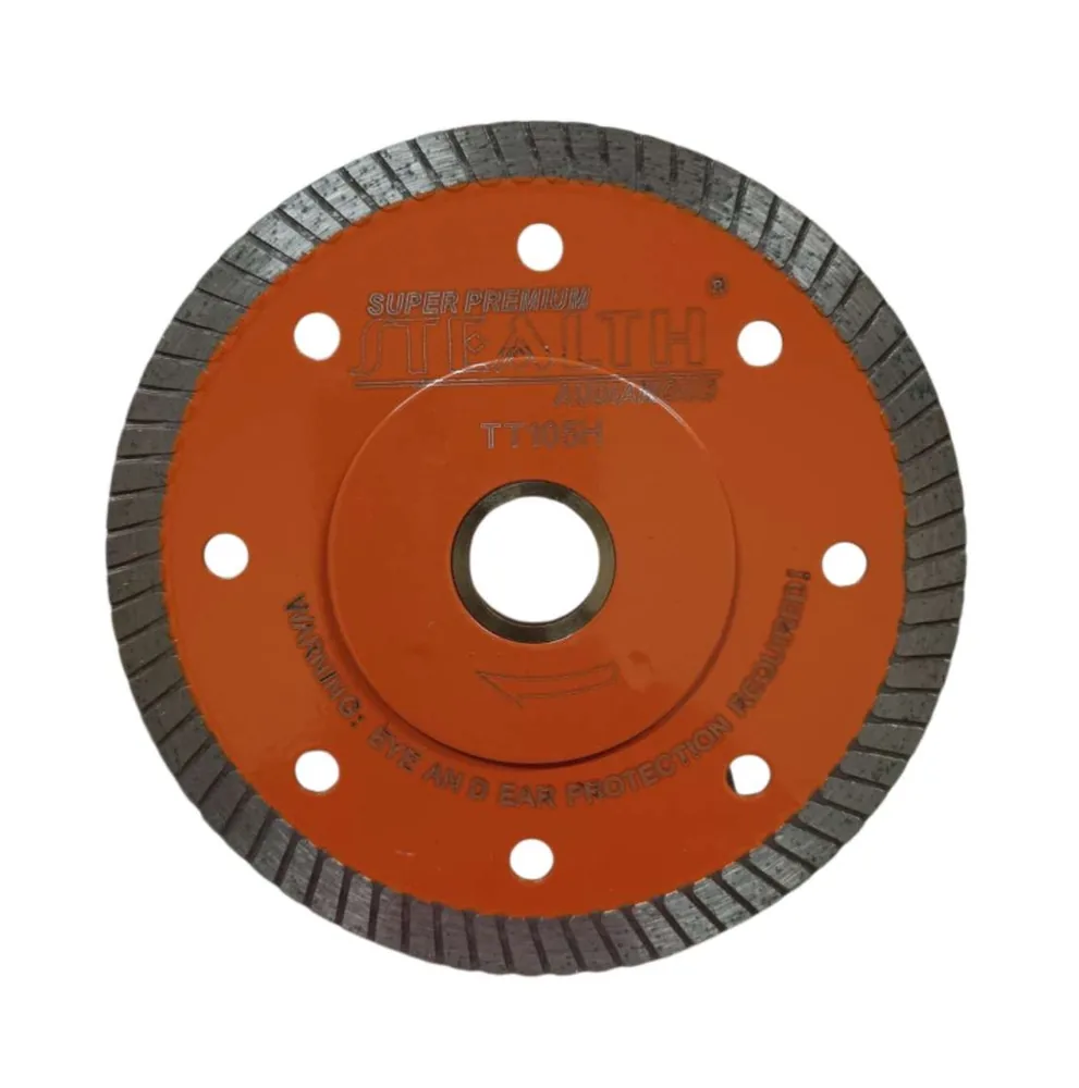 4"/105mm Ultra Thin Turbo Diamond Cutting Blade — Orange
