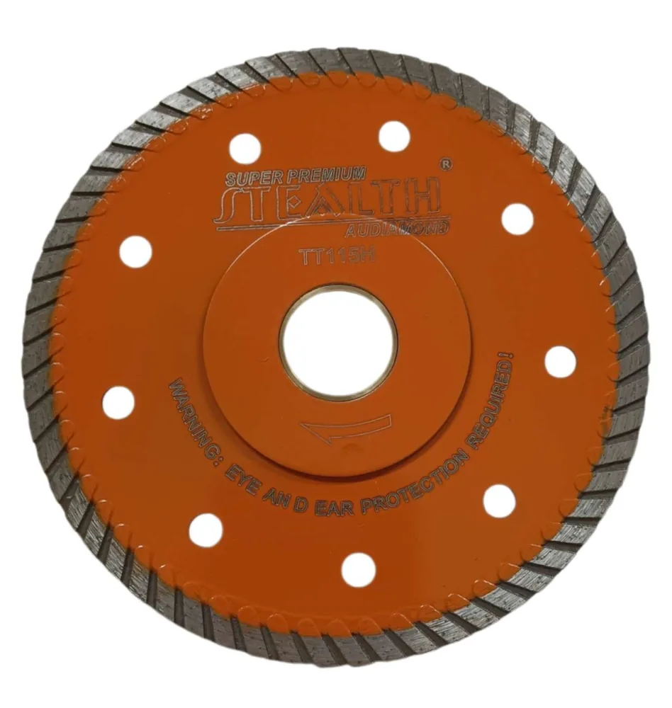 4.5"/115mm Ultra Thin Turbo Diamond Cutting Blade — Orange