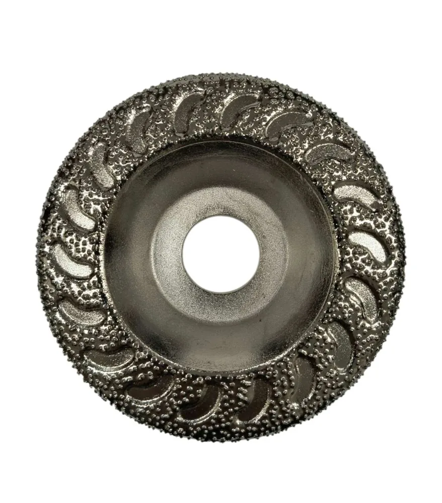 4"/100mm Vacuum Brazed Diamond Grinding Disc