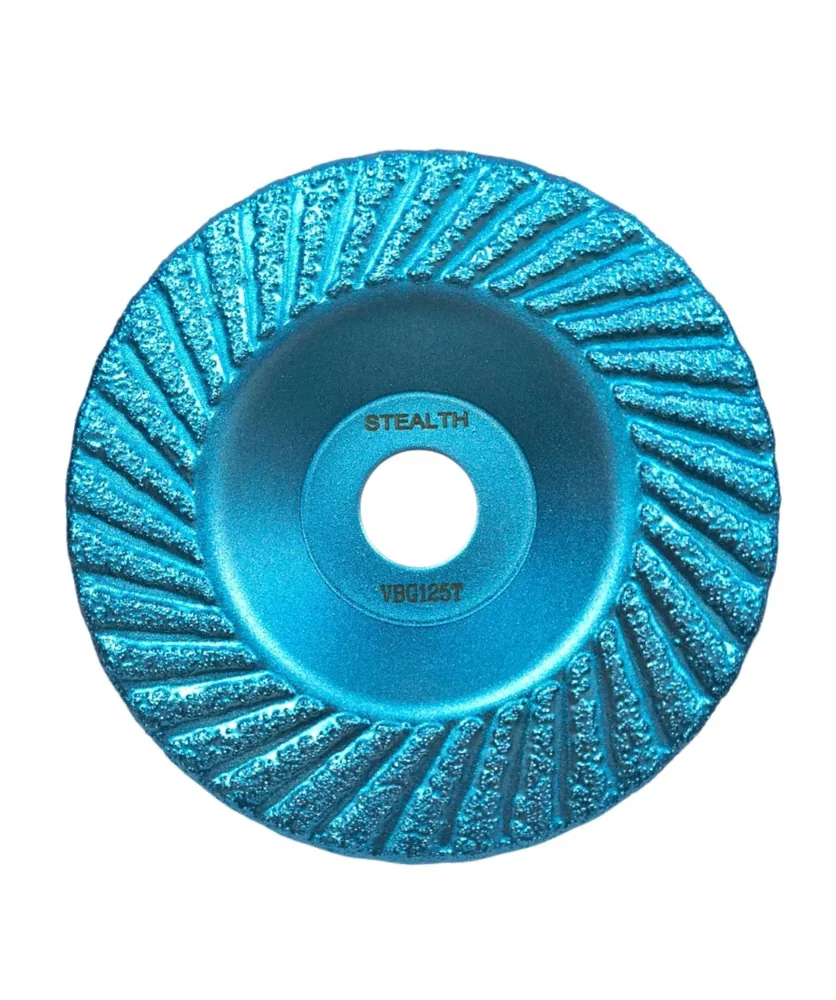 5"/125mm Vacuum Brazed Diamond Grinding Disc