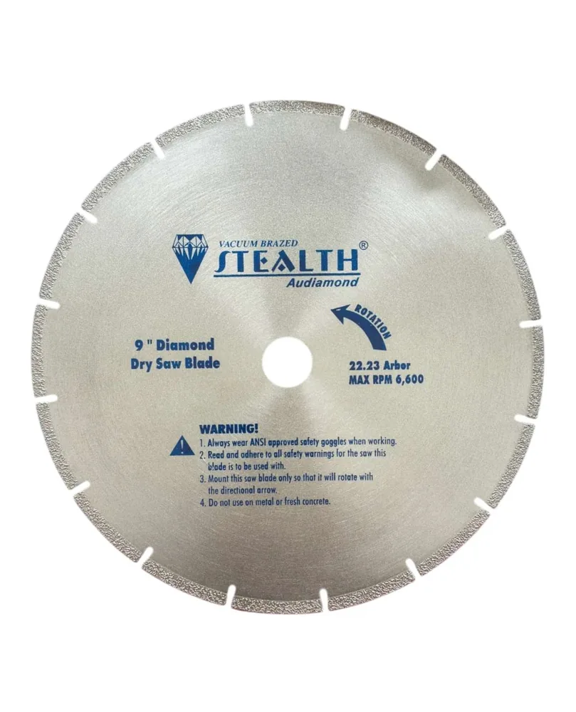 9"/230mm Vacuum Brazed Diamond Cutting Blade