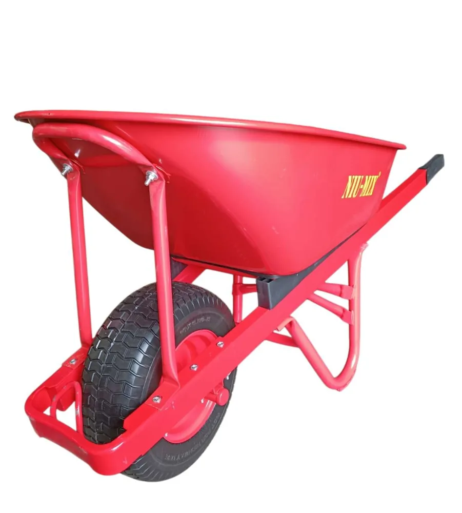250Kg Steel Tray Standard Wheelbarrow/Solid Wide Wheel