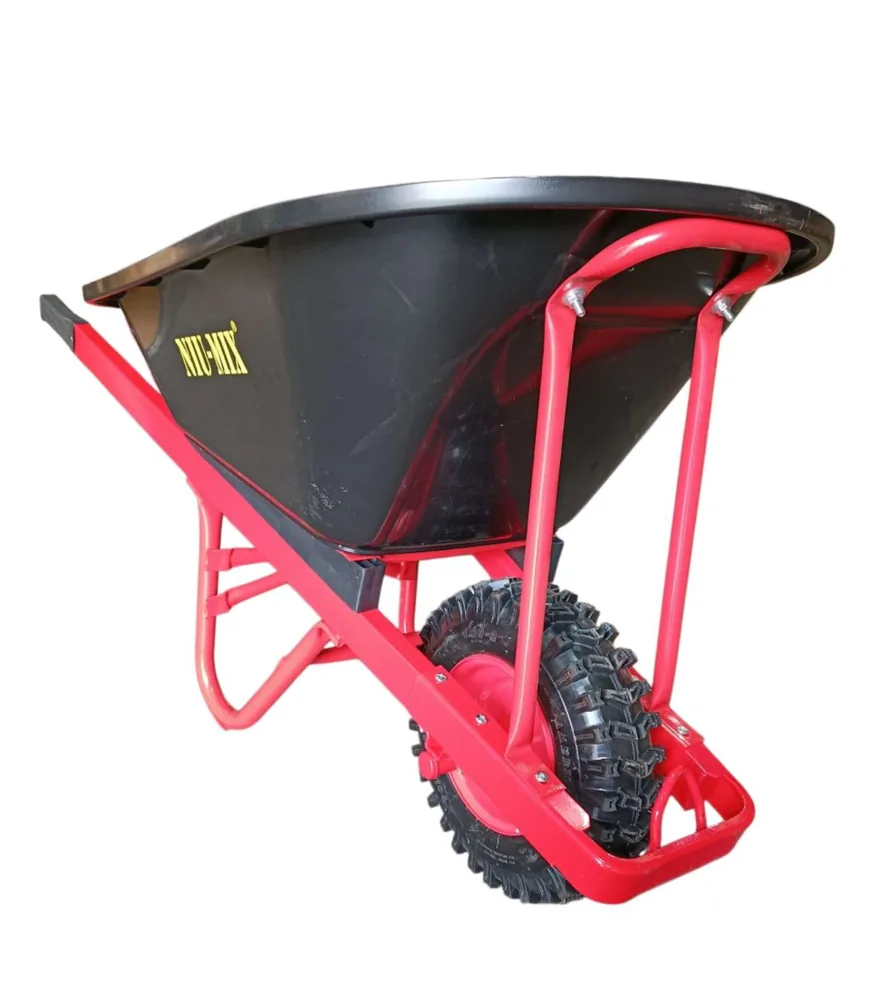200Kg Poly Tray Wheelbarrow/Chunky Wheel