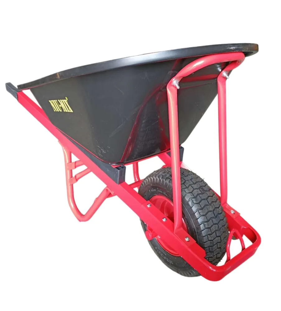 200Kg Poly Tray Wheelbarrow/Wide Wheel