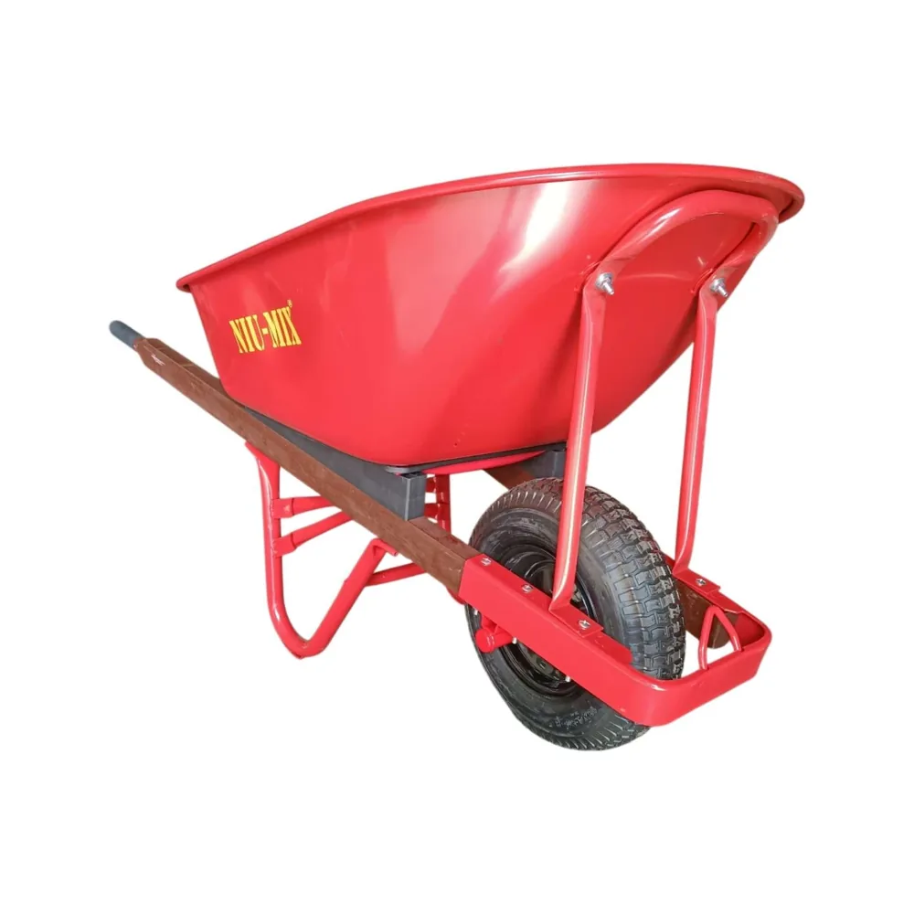 250Kg Steel Tray Timber Handle Wheelbarrow/Normal Wheel